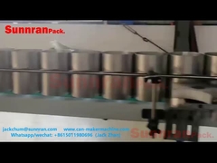 Máquina combinada para produção de latas de alimentos