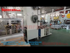 Máquina de revestimento de tampas de latas para fabricação de extremos retangulares e quadrados