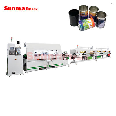 Fully Automatic Can Welding Line with Powder Coating Machine and Induction Oven for Round Rectangular can