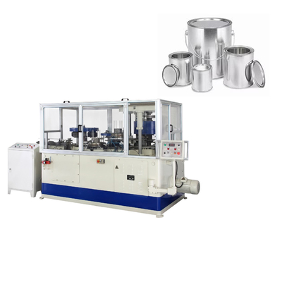 Máquina de combinar latas de tinta para flanges de costura de costura