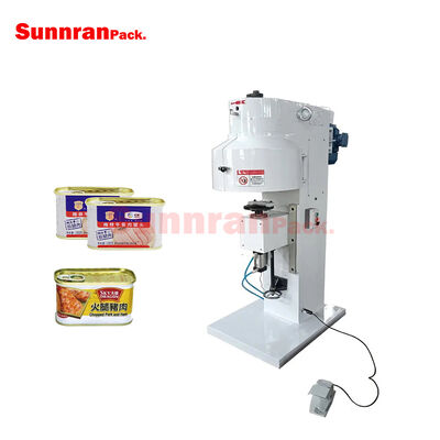 Máquina de costura semiautomática de conservas de peixe
