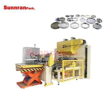 Linha de Produção de Latas de Metal Automática para Fabricação de Tampas e Fundos de Latas