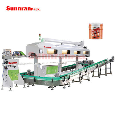 Linha de Produção Totalmente Automática para Corpos de Baldes de 18-20L com Velocidade de 55 Latas/min