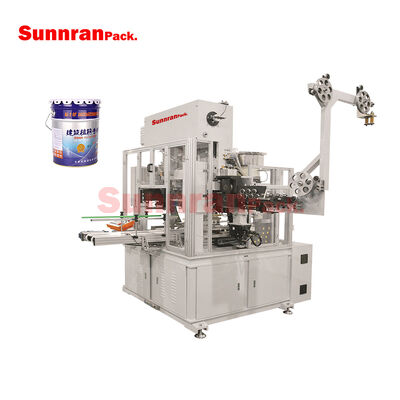 Máquina Automática Completa para Soldagem de Orelhas e Montagem de Alças de Arame para Baldes com Capacidade de 35 Latas/min