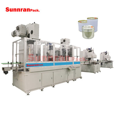 Linha de produção totalmente automática de tambores com carimbos de rolos com capacidade de 30 latas/min
