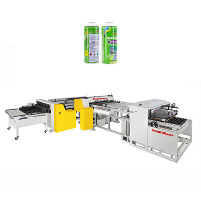 Máquina de cortar latas para o corpo Máquina duplex de cortar latas para uso geral Latas aerossóis Latas de alimentos Com capacidade de 40 folhas/min