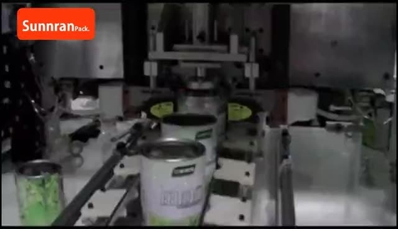 O círculo pequeno Tin Can Making Machine 35CPM automático para a pintura 1L pode