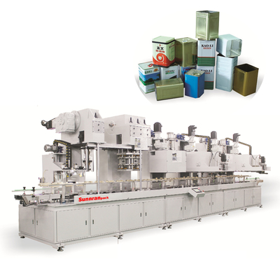 O quadrado Tin Can Making Machine 45CPM para 18L 380mm pode tipo de Sunnran